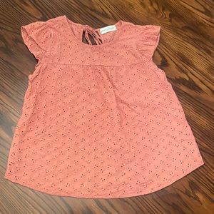 Pink pants store tank top size L.